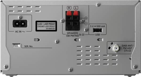 Panasonic SC-PM704EG-S silber