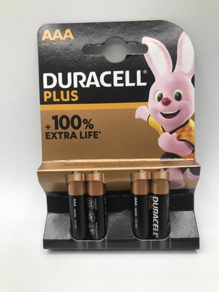 Duracell Plus AAA 4er Pack